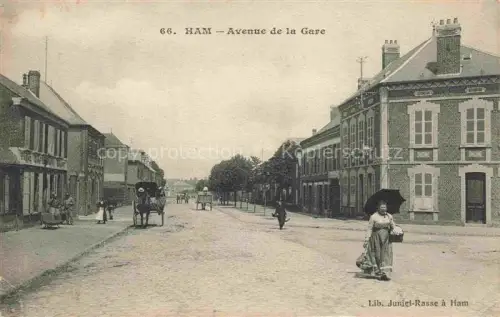 AK / Ansichtskarte Ham  PERONNE 80 Somme Avene de la Gare