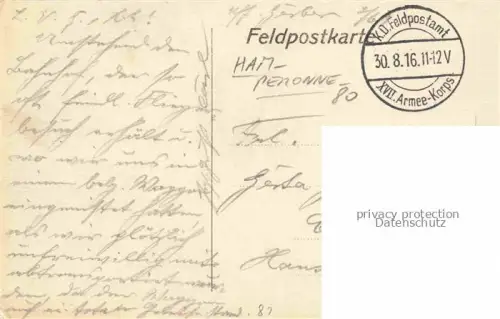 AK / Ansichtskarte Ham  PERONNE 80 Somme Avenue de la Gare