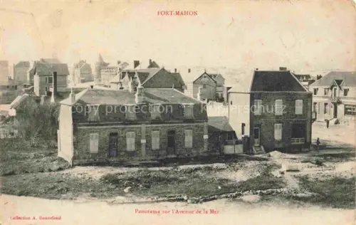AK / Ansichtskarte Fort-Mahon-Plage Abbeville 80 Somme Panorama sur l'Avenue de la Mer
