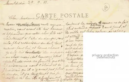 AK / Ansichtskarte Montdidier  Mondidier 80 Somme Rue Parmentier