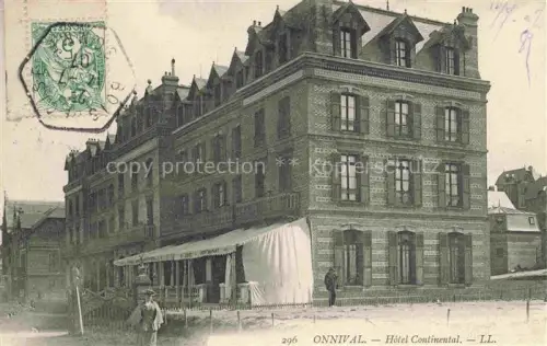 AK / Ansichtskarte Onival-sur-Mer Ault ABBEVILLE 80 Somme Hôtel Continental