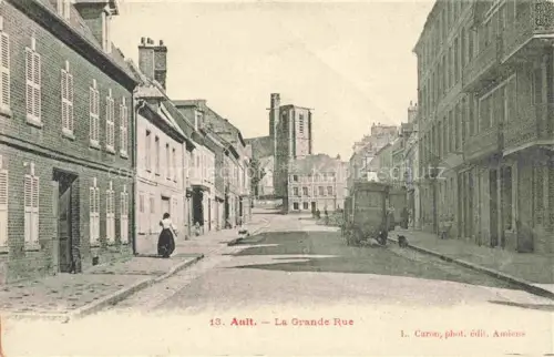 AK / Ansichtskarte Ault Abbeville 80 Somme La Grande Rue