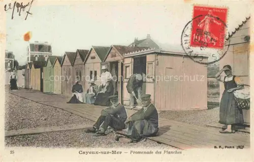 AK / Ansichtskarte CAYEUX -SUR-MER Abbeville 80 Somme Promenade des Planches