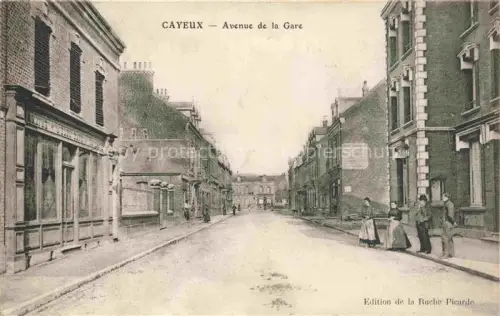 AK / Ansichtskarte CAYEUX -SUR-MER Abbeville 80 Somme Avenue de la Gare