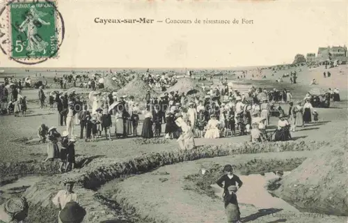 AK / Ansichtskarte CAYEUX -SUR-MER Abbeville 80 Somme Concours de résistance de Fort
