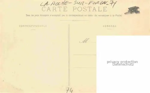 AK / Ansichtskarte La Roche-sur-Foron Bonneville 74 Haute-Savoie Vue panoramique la gare et les Alpes Glaciers et Pointe d'Andey