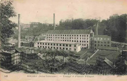 AK / Ansichtskarte Bolbec LE HAVRE 76 Seine-Maritime Tissage et Filature Fauquet