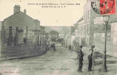 AK / Ansichtskarte Eu DIEPPE 76 Seine-Maritime Circuit de la Seine-Inférieure Grand Prix de l'A.C.F. Juillet 1908
