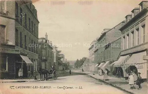 AK / Ansichtskarte Caudebec-les-Elbeuf ROUEN 76 Seine-Maritime Cours Carnot