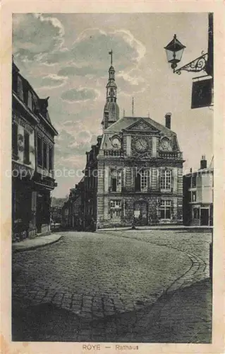 AK / Ansichtskarte Roye  Montdidier 80 Somme Hôtel de Ville Rathaus