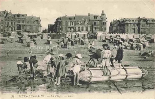 AK / Ansichtskarte MERS-LES-BAINS MERS-SUR-MER Abbeville 80 Somme La plage