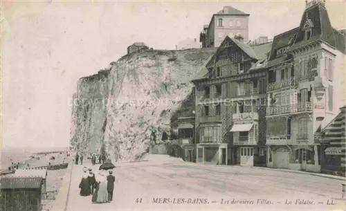 AK / Ansichtskarte MERS-LES-BAINS MERS-SUR-MER Abbeville 80 Somme Les dernières villas