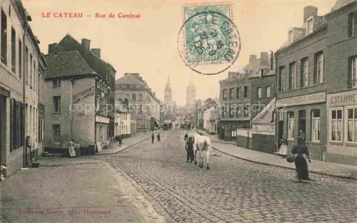AK / Ansichtskarte Le Cateau-Cambresis CAMBRAI 59 Nord Rue de Cambrai