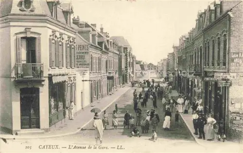 AK / Ansichtskarte CAYEUX -SUR-MER Abbeville 80 Somme Avenue de la Gare