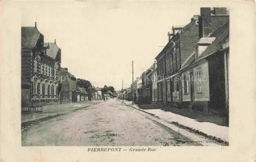 AK / Ansichtskarte Pierrepont-sur-Avre Montdidier 80 Somme Grande Rue
