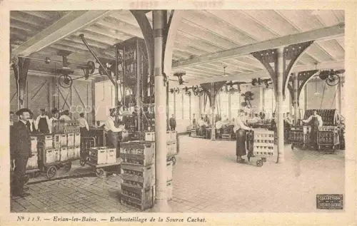 AK / Ansichtskarte Evian-les-Bains Thonon-les-Bains 74 Haute-Savoie Embouteillage de la Source Cachat