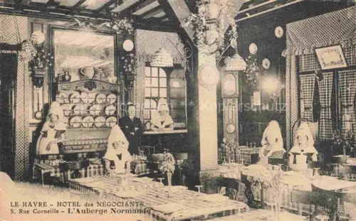 AK / Ansichtskarte LE HAVRE 76 Hôtel des Négociants Auberge Normande Restaurant