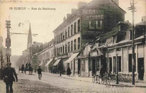 AK / Ansichtskarte ELBEUF Rouen 76 Seine-Maritime Rue du Neubourg