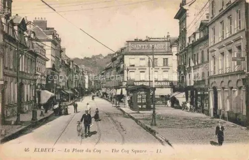AK / Ansichtskarte ELBEUF Rouen 76 Seine-Maritime La Place du Coq