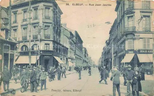 AK / Ansichtskarte ELBEUF Rouen 76 Seine-Maritime Rue Jean Jaurès
