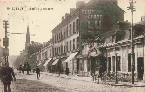 AK / Ansichtskarte ELBEUF Rouen 76 Seine-Maritime Rue du Neubourg