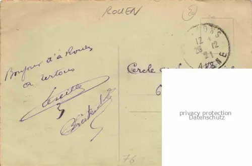 AK / Ansichtskarte ROUEN 76 Seine-Maritime Le Pot de la Normandie Dessin Kuenstlerkarte