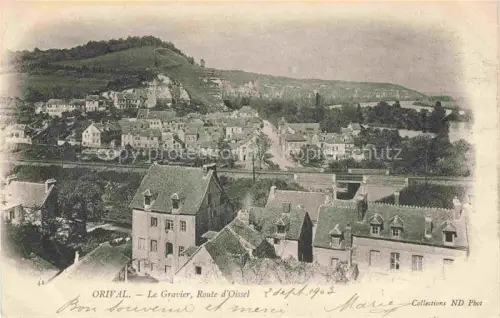 AK / Ansichtskarte Orival ROUEN 76 Seine-Maritime Vue générale le Gravier Route d'Oissel
