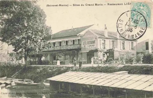 AK / Ansichtskarte Esbly MEAUX 77 Seine-et-Marne Hôtel Restaurant Liénard