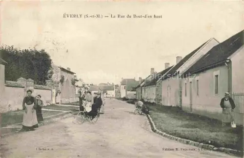 AK / Ansichtskarte Everly PROVINS 77 Seine-et-Marne Rue du Bout-d'en haut