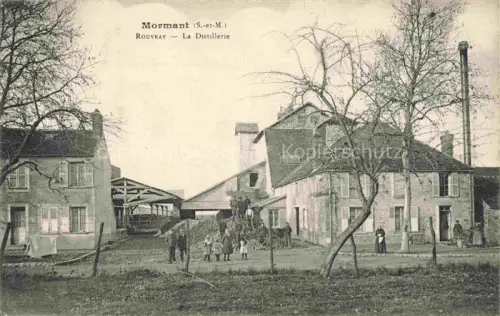 AK / Ansichtskarte Mormant MELUN 77 Seine-et-Marne Rouvray La Distillerie Correspondence Militaire