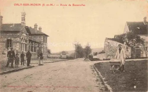 AK / Ansichtskarte Orly-sur-Morin Provins 77 Seine-et-Marne Route de Busserolles