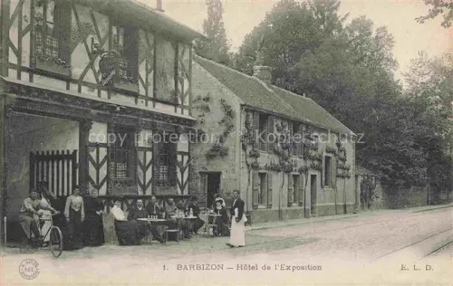 AK / Ansichtskarte Barbizon Fontainebleau 77 Seine et Marne Hôtel de l'Exposition