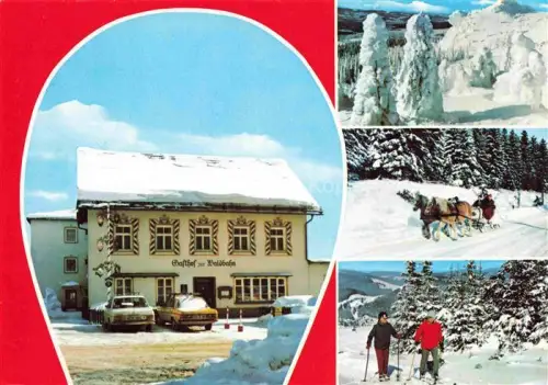 AK / Ansichtskarte Zwiesel  Niederbayern Gasthof zur Waldbahn