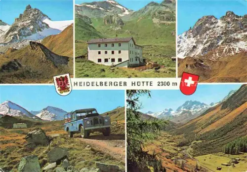 AK / Ansichtskarte Heidelbergerhuette 2265m Silvretta Tirol AT Teilansichten Panorama