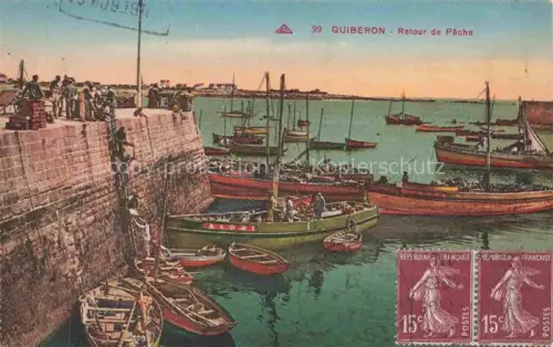 AK / Ansichtskarte QUIBERON Lorient 56 Morbihan Retour de Peche