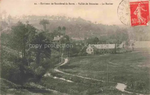 AK / Ansichtskarte Sourdeval-la-Barre AVRANCHES 50 Manche Vallee de Brouains Le Rocher