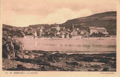 AK / Ansichtskarte St-Michel-en-Greve Lannion 22 Cotes-d Armor Vue generale Panorama