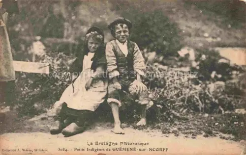 AK / Ansichtskarte Guemene-sur-Scorff PONTIVY 56 Morbihan La Bretagne Kinder 
