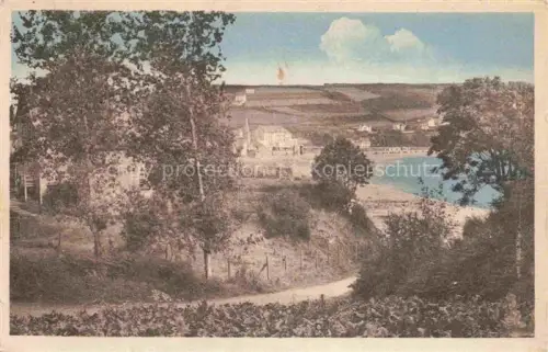 AK / Ansichtskarte St-Michel-en-Greve Lannion 22 Cotes-d Armor La Plage vue des Falaises