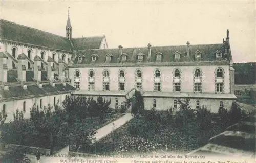 AK / Ansichtskarte Abbaye-de-la-Grande-Trappe Soligny-la-Trappe 61 Orne Cloitre et Cellules des Retraitans Kloster