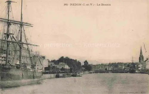 AK / Ansichtskarte Redon 35 Ille-et-Vilaine Le Bassin 