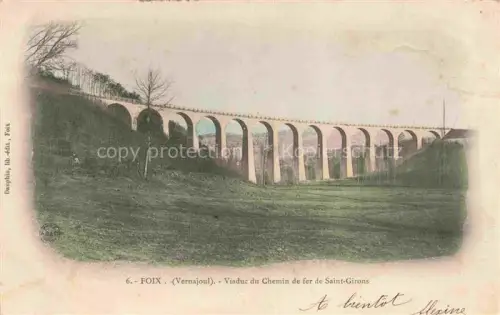 AK / Ansichtskarte FOIX 09 Ariege Viaduc du Chemin de fer de Saint Girons