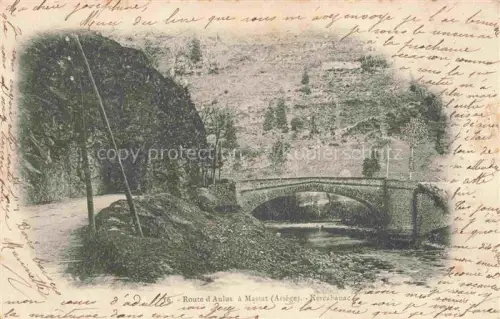 AK / Ansichtskarte Aulus-les-Bains Saint-Girons 09 Ariege Route d'Aulus a Massat Kercabanac