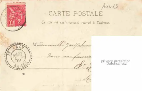 AK / Ansichtskarte Aulus-les-Bains Saint-Girons 09 Ariege Route d'Aulus a Massat Kercabanac