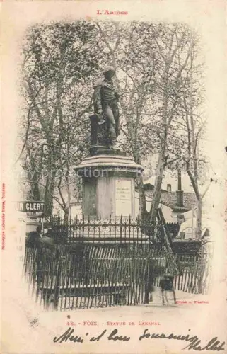 AK / Ansichtskarte FOIX 09 Ariege Statue de Laknal
