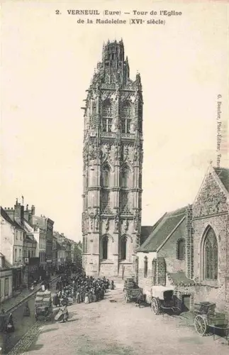 AK / Ansichtskarte Verneuil -sur-Avre Evreux 27 Eure Tour de l'Eglise de a Madeleine