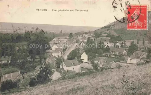 AK / Ansichtskarte Vernon  Evreux 27 Eure Vue generale sur Vernonnet