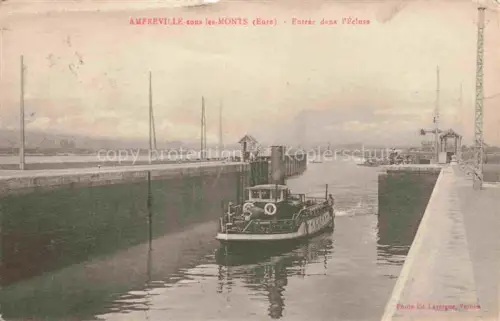 AK / Ansichtskarte Amfreville-sous-les-Monts LES ANDELYS 27 Eure Entree dans l'Ecluse