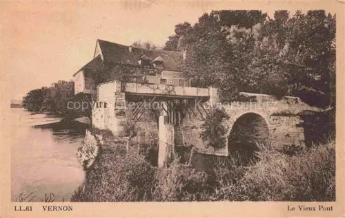 AK / Ansichtskarte Vernon  Evreux 27 Eure Le Vieux Pont