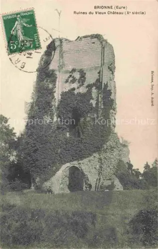 AK / Ansichtskarte Brionne Bernay 27 Eure Ruines du Vieux Chateau